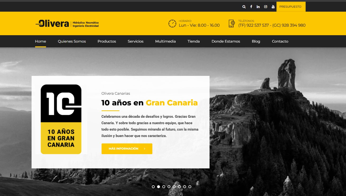 Caso SEO de Olivera Industrial: estrategia y evolución