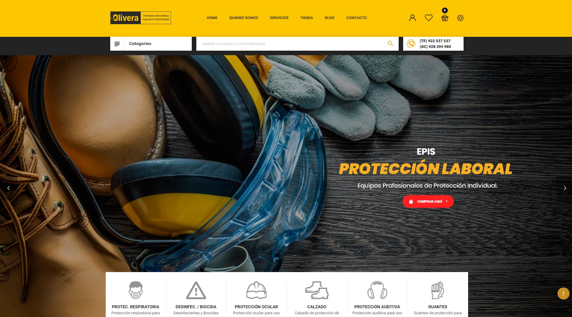 Tienda online de Olivera