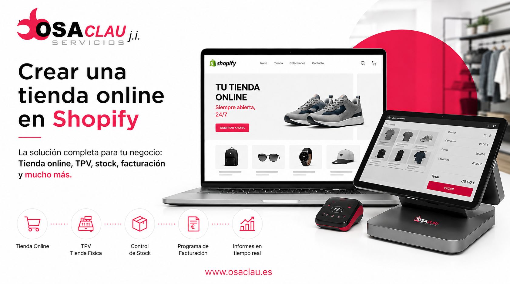 Shopify con TPV y stock unificado: cómo funciona
