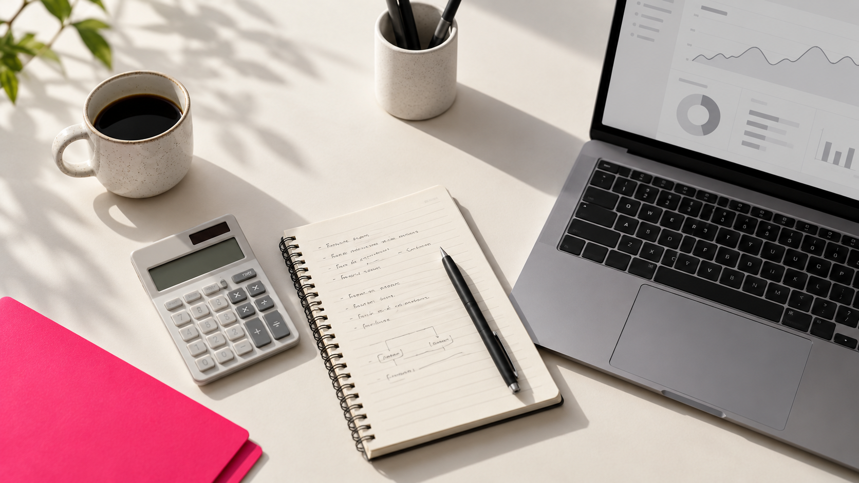 Mesa de trabajo preparada para revisar indicadores y resultados SEO