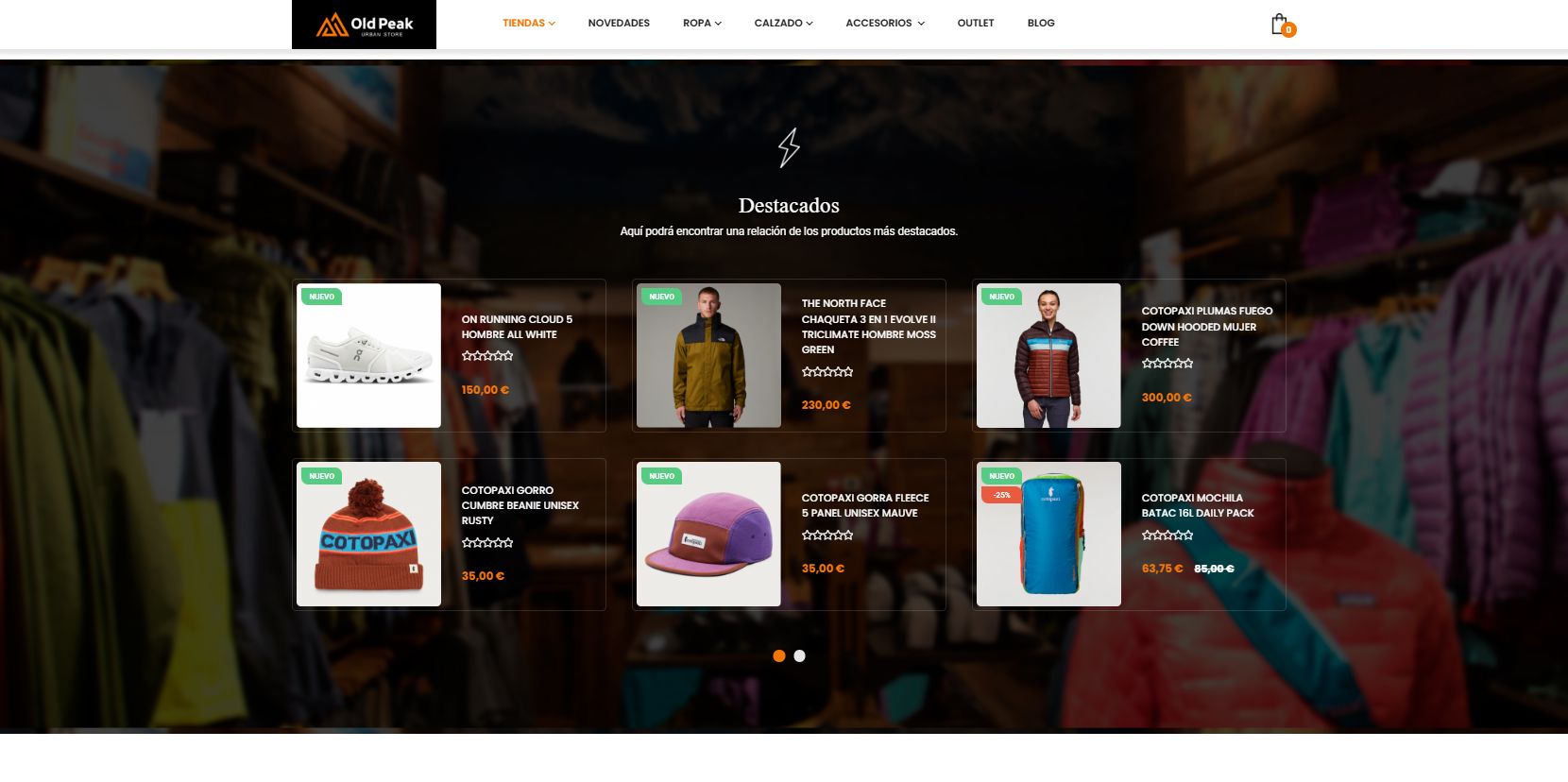 Detalle del proyecto Old Peak Urban Store