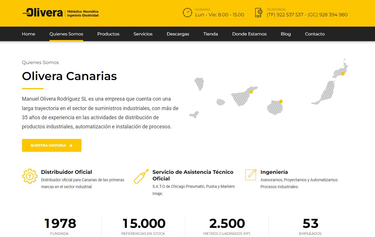 Detalle del proyecto Olivera Canarias